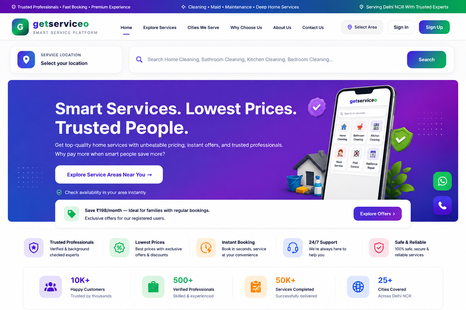 GetServiceO Website