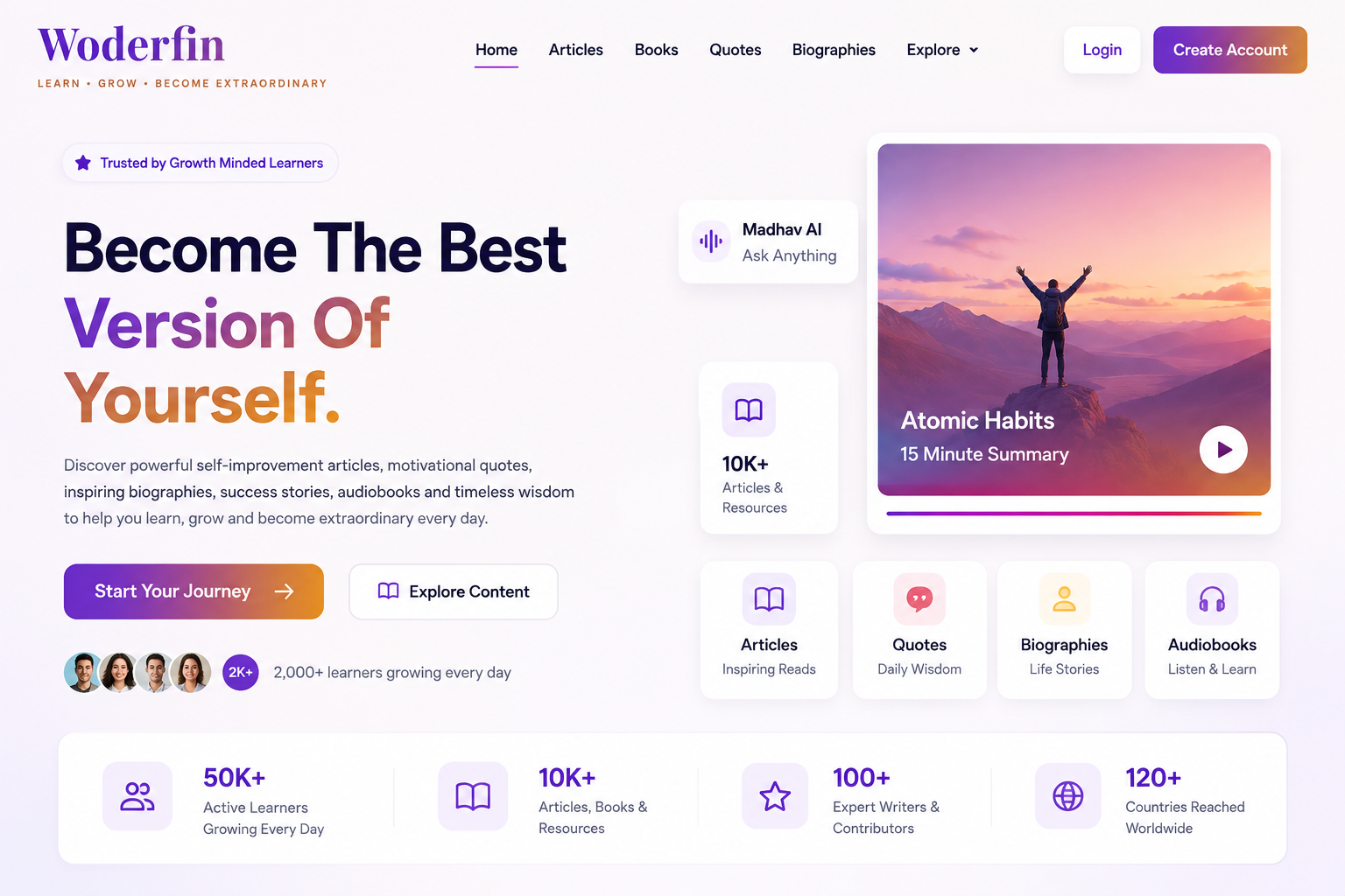 Woderfin website